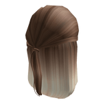 Brown To Blonde Under Dye Half Up Short Hair 