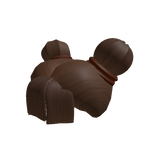 Brown Two Bun Hair