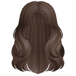 Brown Wavy Layered Wolf Cut