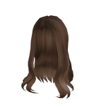 Brown Wavy Simplistic Hair