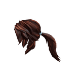 Brunette Action Ponytail