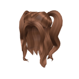 Brunette Half Up Ponytails