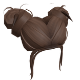 Brunette Trendy Messy Buns