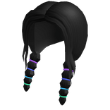 Bubbly Black Pigtails