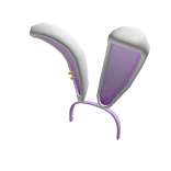 Bunny Ears WKC White and Purple