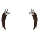 ♡ Bunny Pigtails Brown