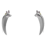 ♡ Bunny Pigtails White