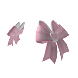 Bunny Side Bows Pink