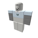 🦋✨ y2k butterfly pastel blue shirt stripes ʚɞ