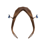 Butterfly Bangs in Brown