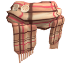 Buttoned Plaid Scarf (3.0)