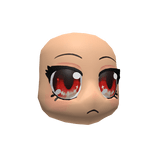 Calm Anime Head (Red Eyes) 
