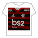 t shirt roblox flamengo branco