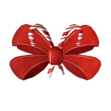 Candy Cane Bow