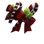 Candy Cane Horns Santa