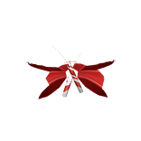 Candy Cane Red Bow