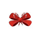 Candy Cane Red Bow