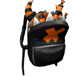 Candy Monster Backpack Black Orange [3.0]