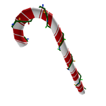 CandyCane w/Christmas Lights