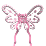 Candycane Wings in Pink