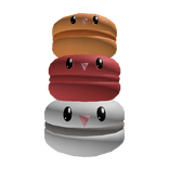 Candycorn Macaron Shoulder Buddy