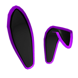 Cartoony Purple Bunny Ears