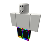 🌈Cartoony Rainbow black drip cool troll halloween