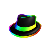 Cartoony Rainbow Fedora