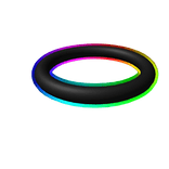 Cartoony Rainbow Halo