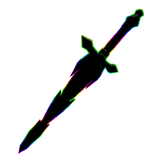 Cartoony Rainbow Longsword