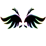 Cartoony Rainbow Mystic Wings