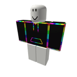 Cartoony Rainbow Outline Hoodie
