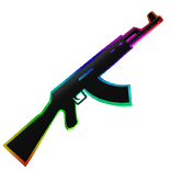 Cartoony Rainbow Rifle
