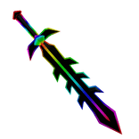 Cartoony Rainbow Sword