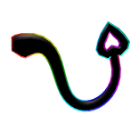 Cartoony Rainbow Tail