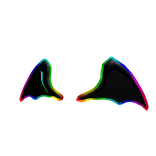Cartoony Rainbow Wings