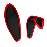 Cartoony Red Bunny Ears