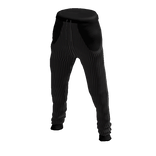 Casual Joggers Black & Grey Pinstripe