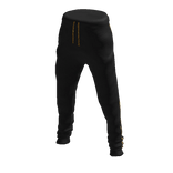 Casual Joggers Black w/ Gold Stripe
