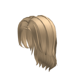 Casual long blonde hair