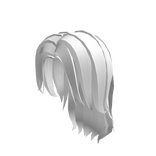 Casual long white hair