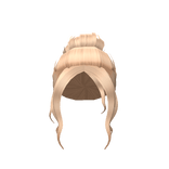 Casual Messy Bun Blonde