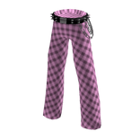 Casual Y2k Pink Flannel