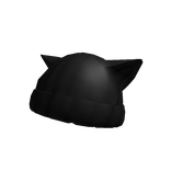 Cat Black Winter Beanie