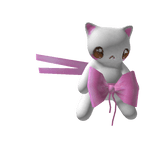 Cat Bow Wrap White 3.0