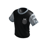 Cat 😸 Pocket Surprise Ringer Tee Black & White