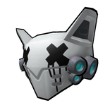 Cat Scifi Mask (White)