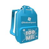 Celebratory backpack @RobloxEspanol