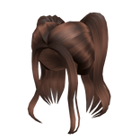 Celebrity ponytails in brown