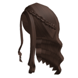Celestial Braided Princess Waves in Brown